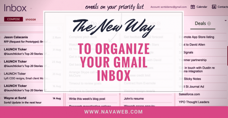 A New Way to Organize Gmail Inbox